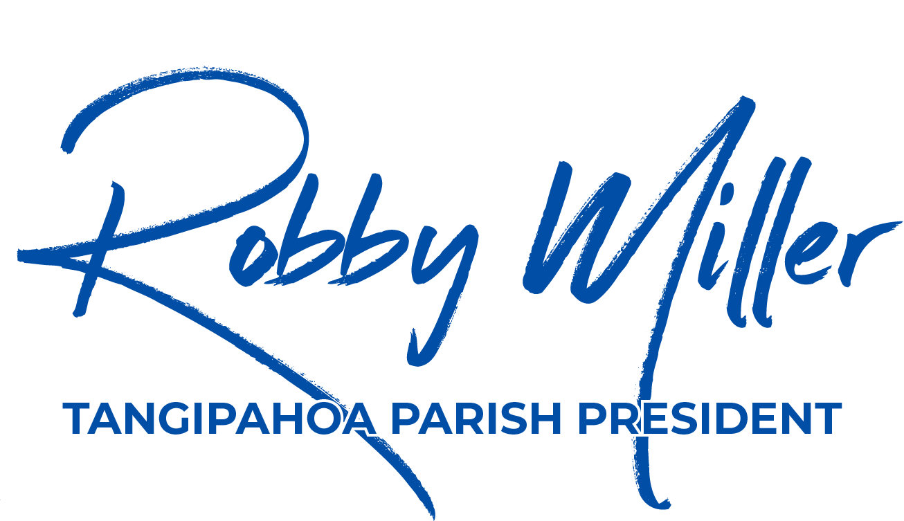 Robby Miller Tangipahoa Parish President Signature